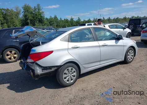 2017 Hyundai Accent Se z USA, uszkodzony, nr VIN KMHCT4AE4HU235815